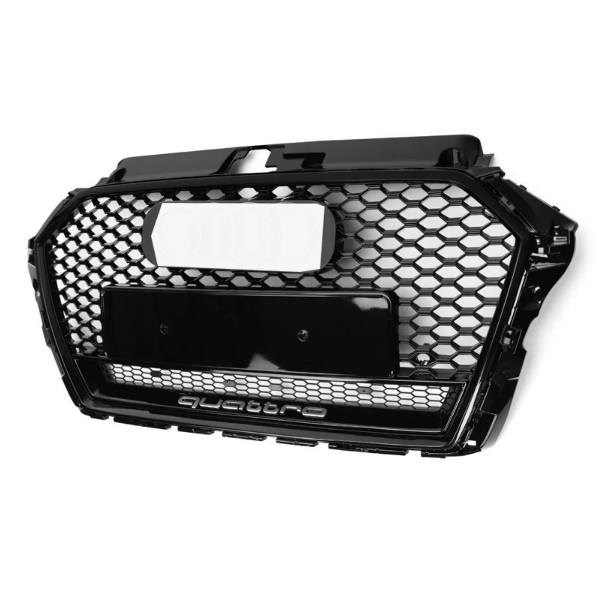 Подходит для Audi A3S3 модернизация и RS3 Sport черная рыцарская решетка с сотовой
