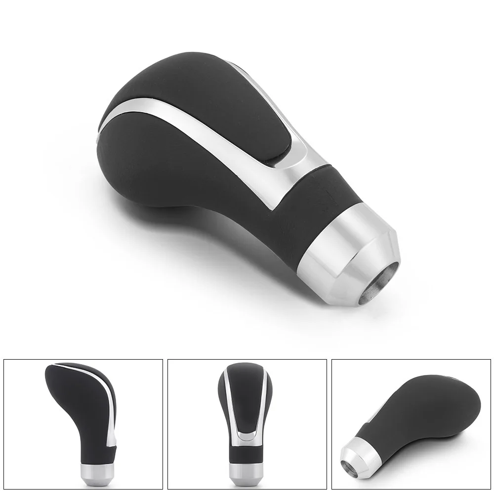 

Универсальная автомобильная ручка переключения передач из искусственной кожи, рычаг переключения передач ручной коробки передач с тремя адаптерами