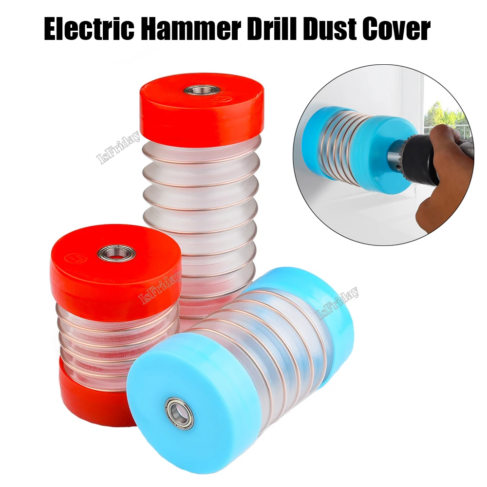 

Electric Hammer Drill Dust Cover Hole Opener Dust Cover Silicone Durable Tool 110-460mm Drill Dustproof Dust Collector Tool