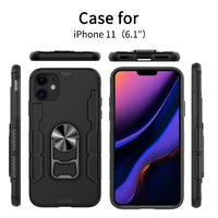 radiator shock proof and fall proof armor matte case metal stand for iphone 13 12 11 pro max xr xs x 7 8plus bumper transparent