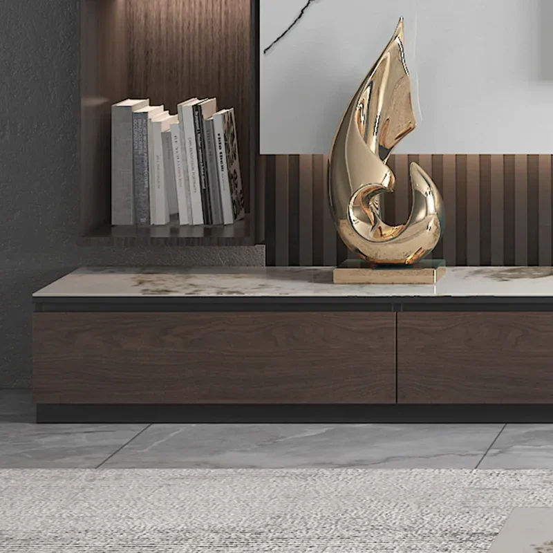 Легкий роскошный универсальный стол для телевизора современный домашний шкаф