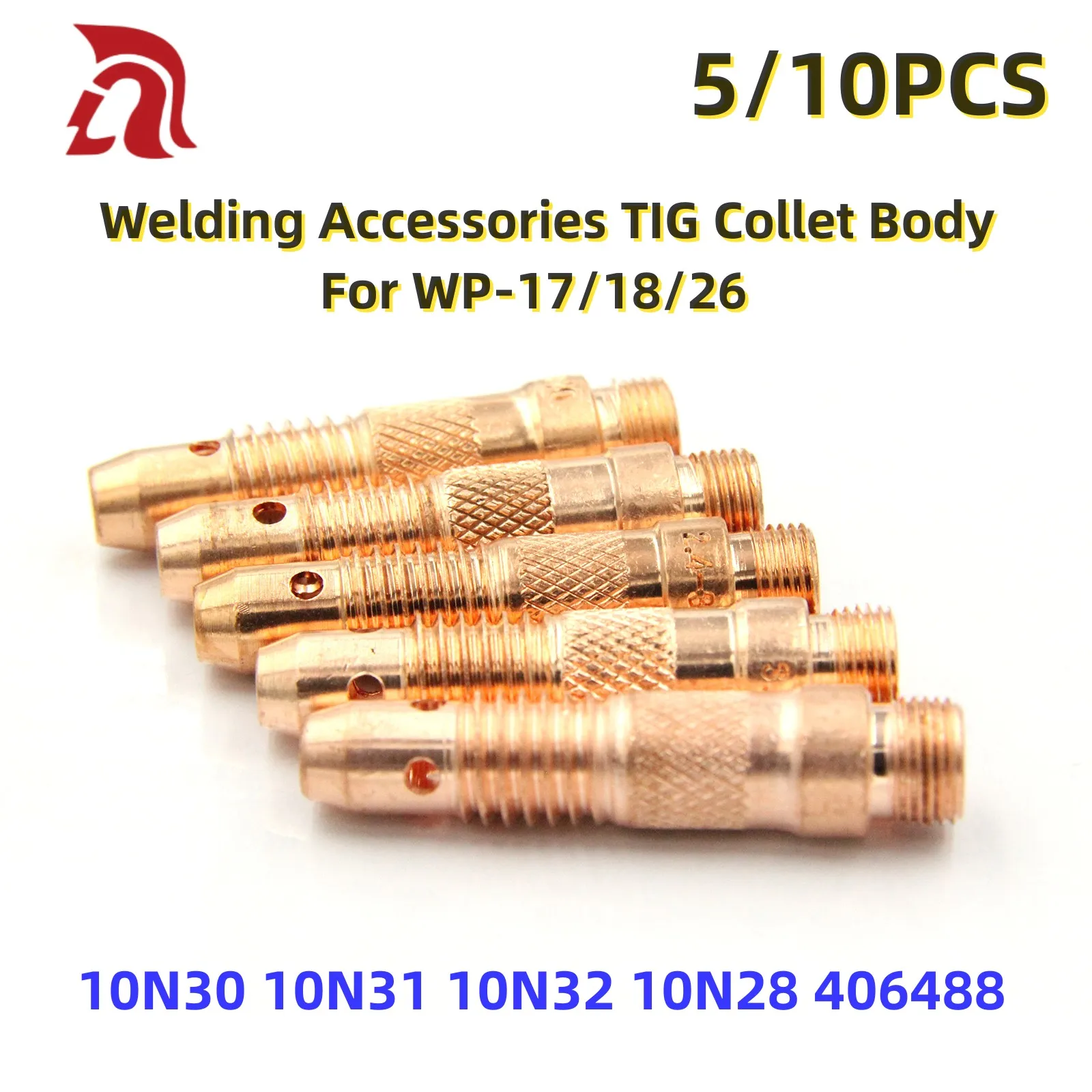 

5/10 шт., Цанга для сварки Tig 10N30 10N31 10N32 10N28 1,0/1,6/2,4/3,2 мм