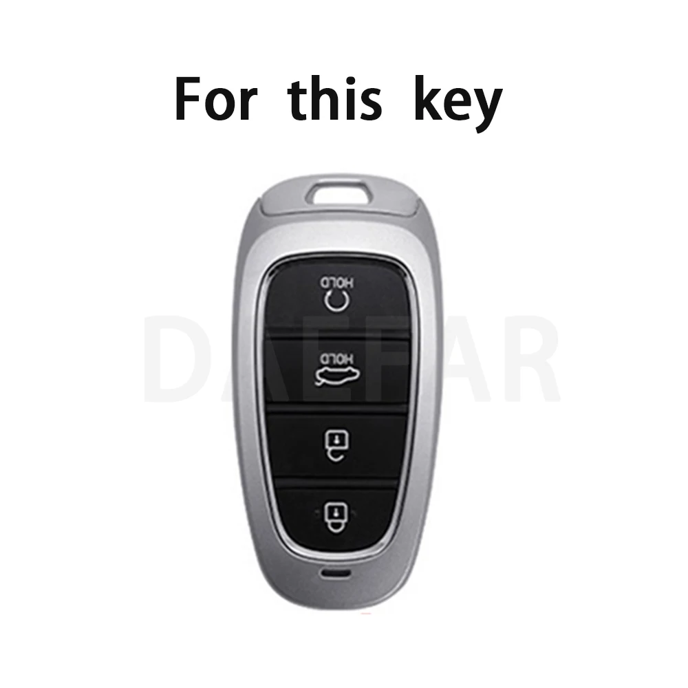 4 кнопки ТПУ чехол для автомобильного ключа Hyundai Tucson 2021 Solaris Sonata Hybrid NEXO NX4 Santafe Dn8 2020