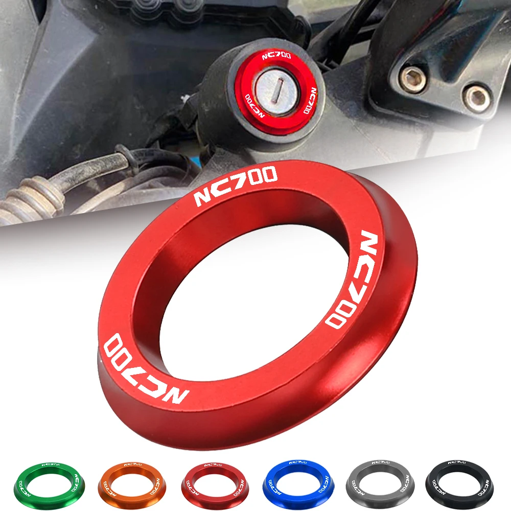 

New Motorcycle Accessories Ignition Switch Cover Ring Key CNC Aluminum For Honda NC700 S/X NC700S NC700X 2012 2013 Circle Cap