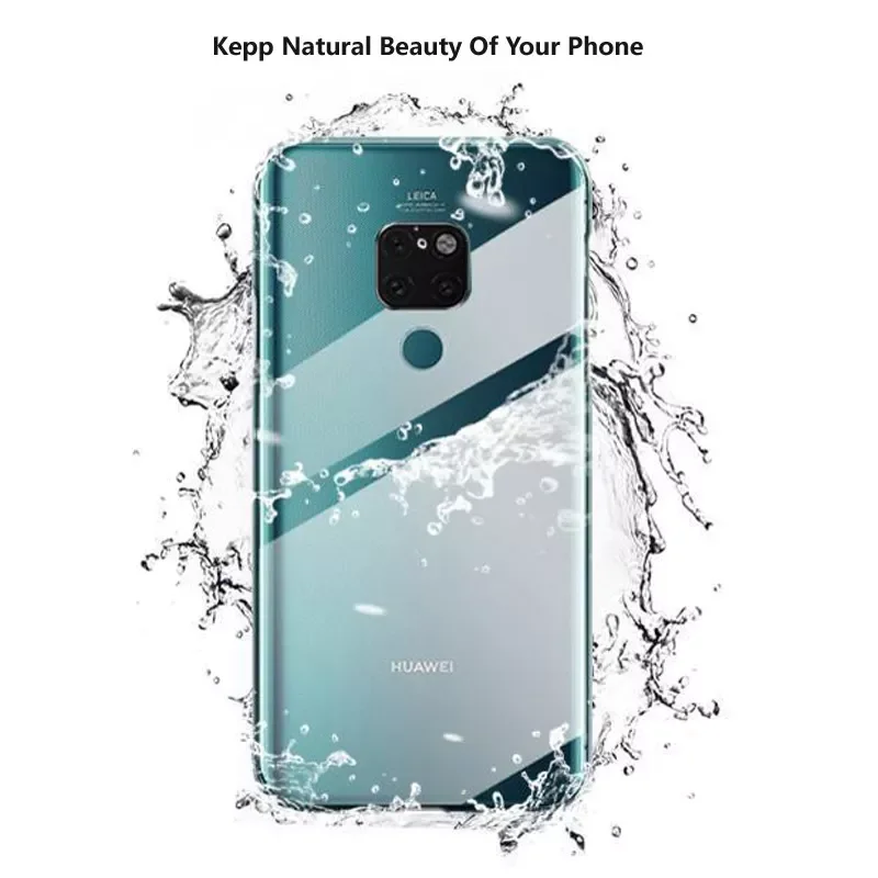 Силиконовый чехол для телефона Huawei Mate 20 Pro Lite Mate20 X мягкий прозрачный из ТПУ с