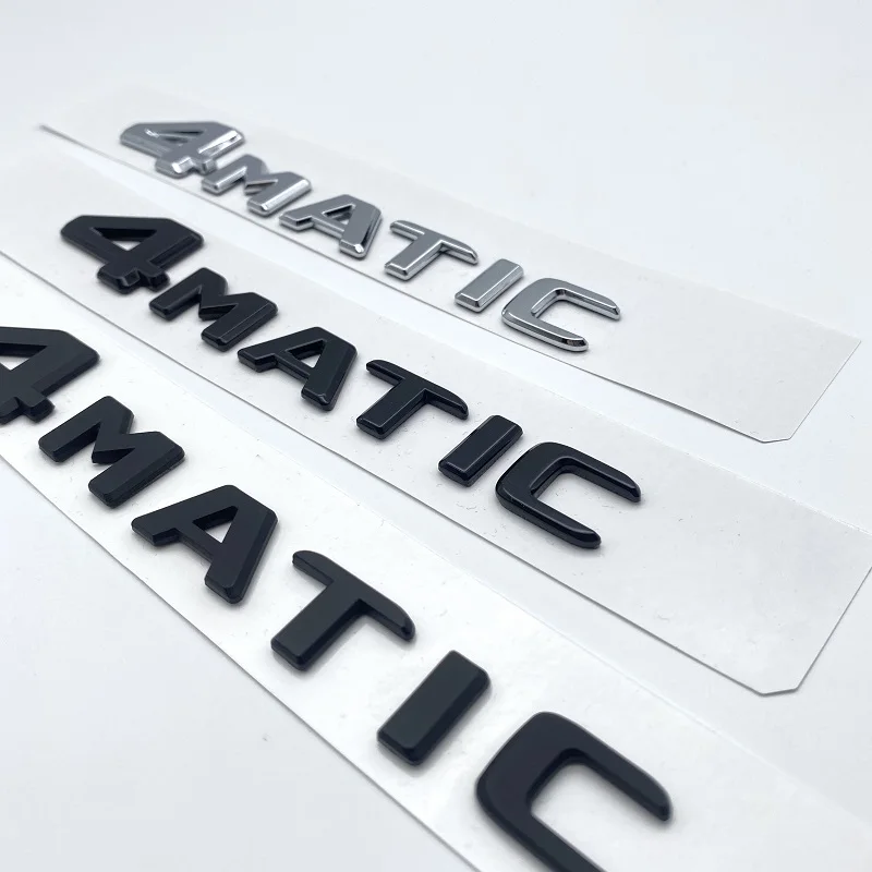 Для Mercedes Benz A B C E G S ML SL CL GLA CLA Class AMG 4matic багажник хромированные матовые черные буквы