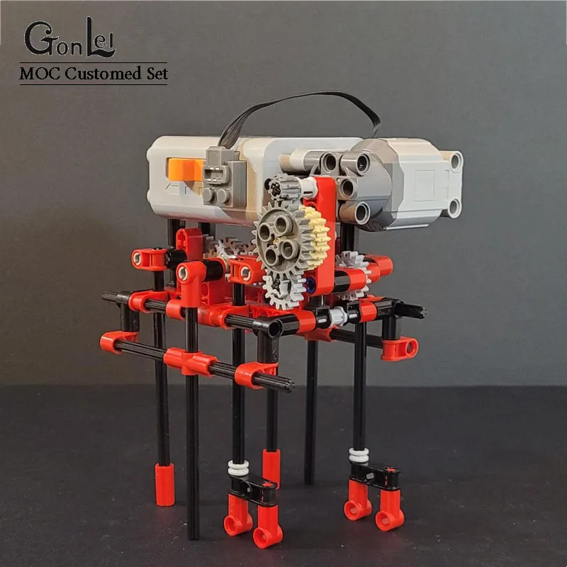 Техническая модель робота-ходунки с длинными ногами конструктор MOC механические