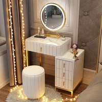 small vanity table dressing table light luxury vanity desk with light mirror nordic dressers for bedroom dresser storage cabinet