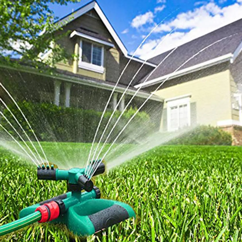 

Irrigation Lawn System Garden Tool Rotating Automatic Sprinkler Grass Water Lawn 360 Spray Garden Sprinklers