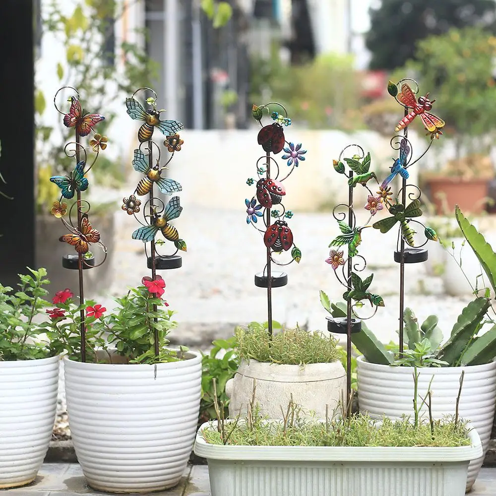 

Solar Butterfly Outdoor Garden Lawn Light Waterproof LED Light Lantern Pathway Light For Patio Yard Wedding Holiday Decoration