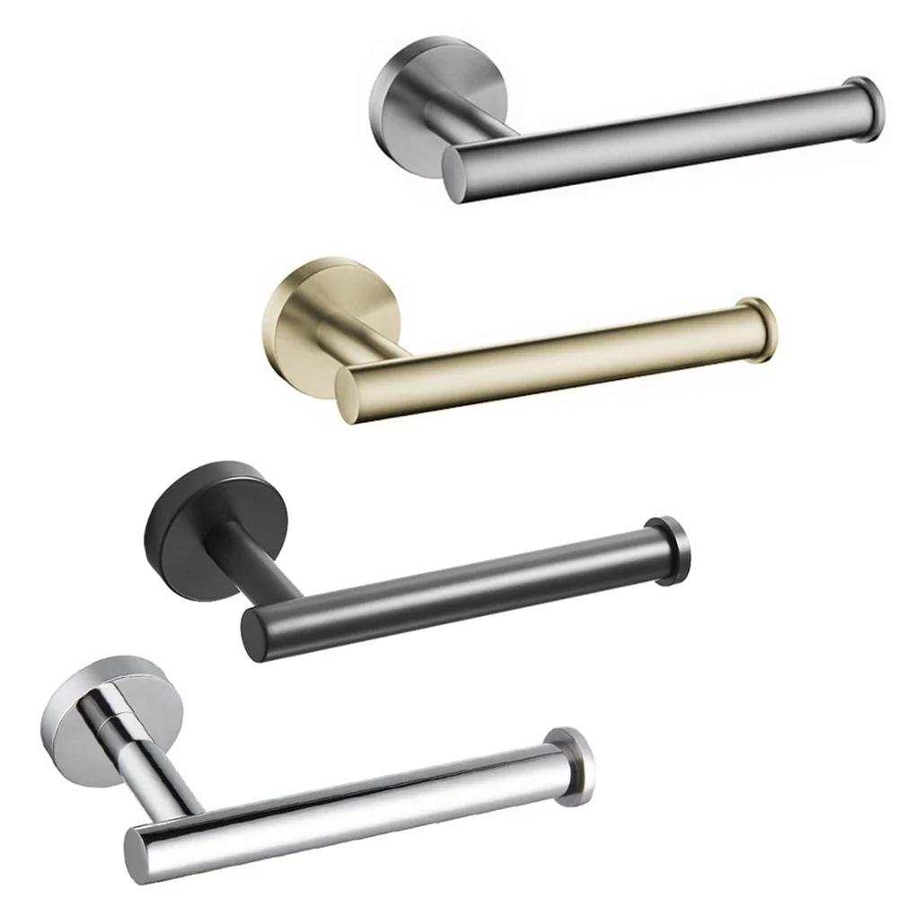 

Paper Holder Stainless Steel Toilet Roll Holders Rack Bathroom Hanging