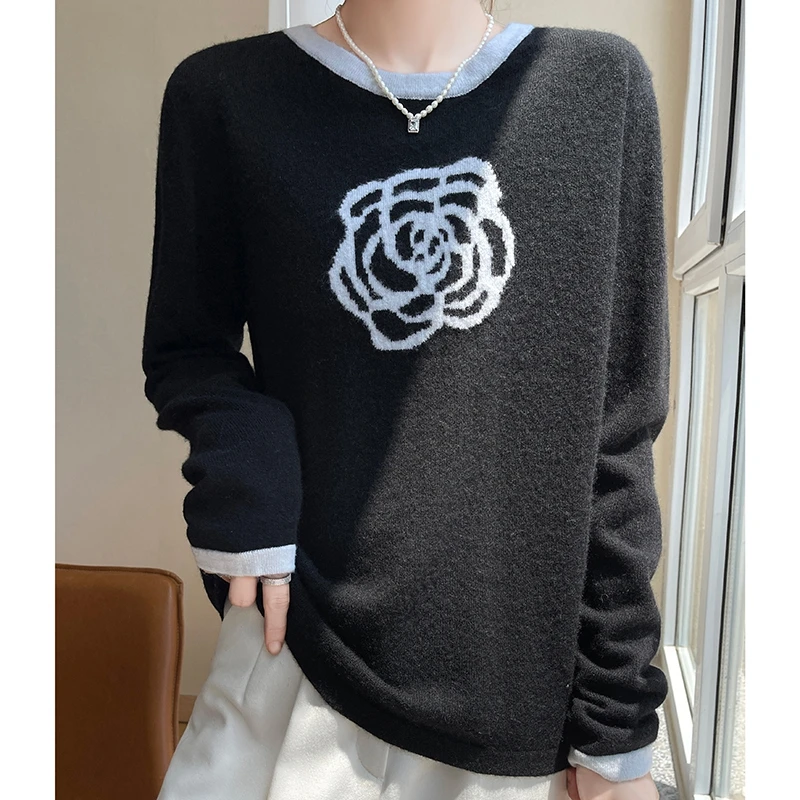 Cheap Official Store 100% Woolen Sweater Women Remove The Cabinet And Clear The Warehouse, Fashionable Pullover Free Of Freight