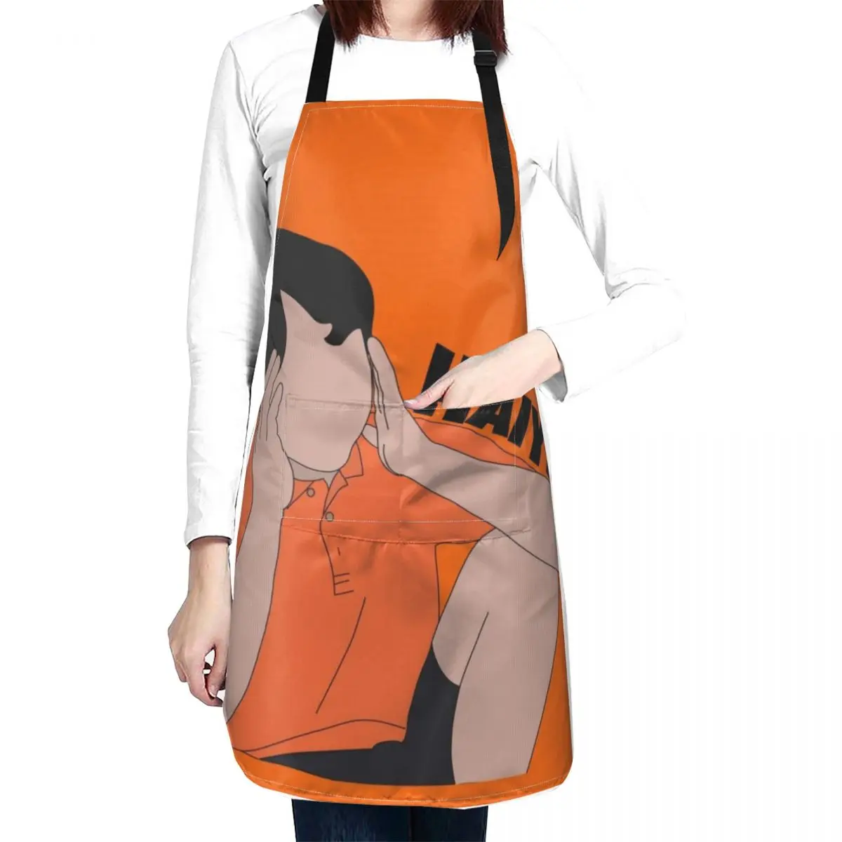 Дядя Роджер хайяа! Фартук водонепроницаемый Женский кухонный гаджет фартук
