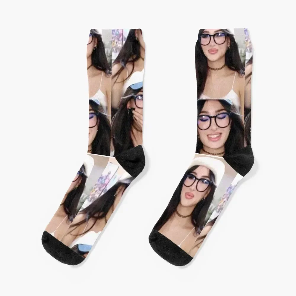 Фото Носки Sssniperwolf с коллажем, милые японские модные ретро оптовые мужские носки, женские №1