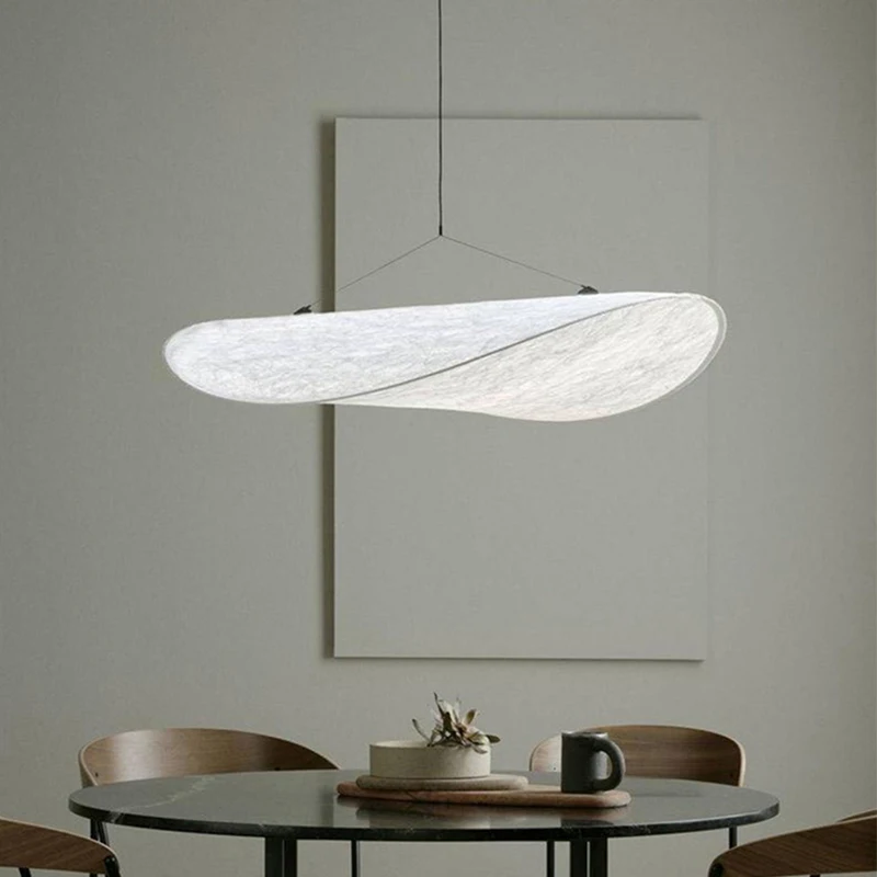 

Pendant Lamp Nordic Vertigo Chandelier LED Chandelier For Living Room Home Decor Modern Silk Fabric Lighting Tense Pendant Light