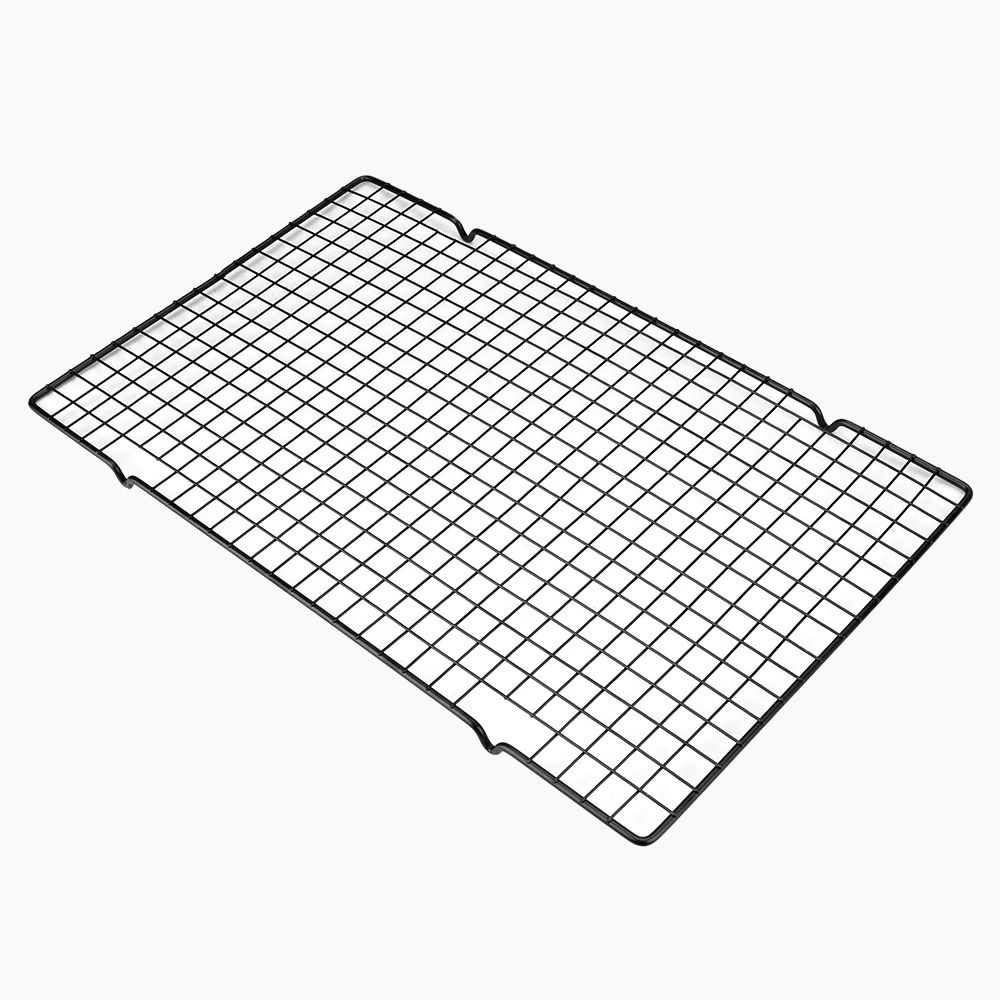 HOOMIN Bakeware Cookie Biscuits Bread Cake Cooling Rack Grid Net Baking Tools Drying Stand Cooler Holder Metal Nonstick |