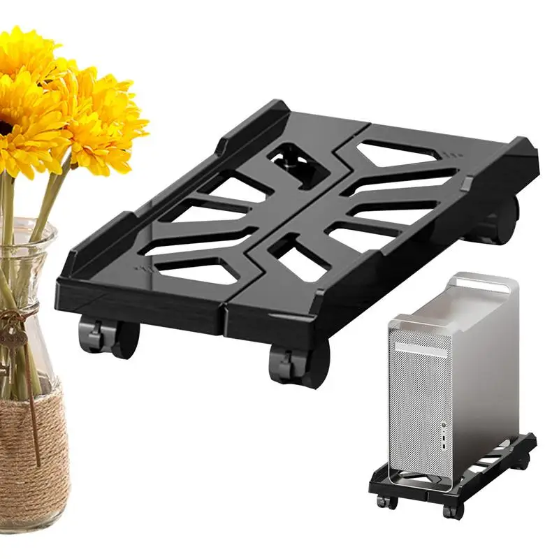 Регулируемая подставка для компьютерной башни вентилируемая мобильного