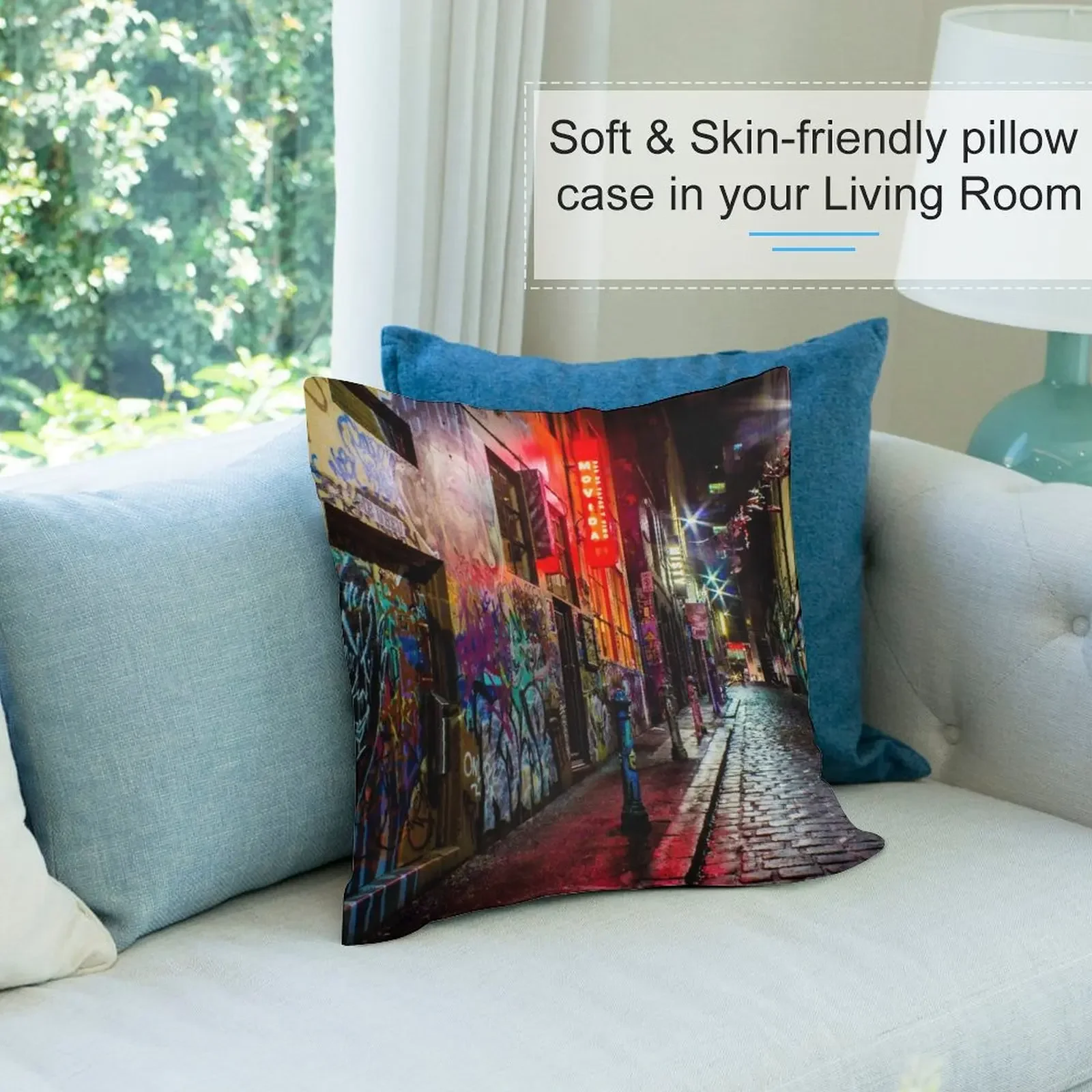 Hosiery Lane Мельбурн Виктория Австралия. Декоративная подушка Подушки для дивана