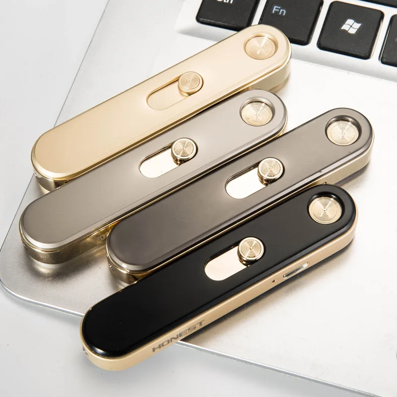 

2022 New Usb Rechargeable Lighter Ultra-Thin Windproof Metal Tungsten Wire Coil Cigarette Lighter Fashion Gift For Men And Women