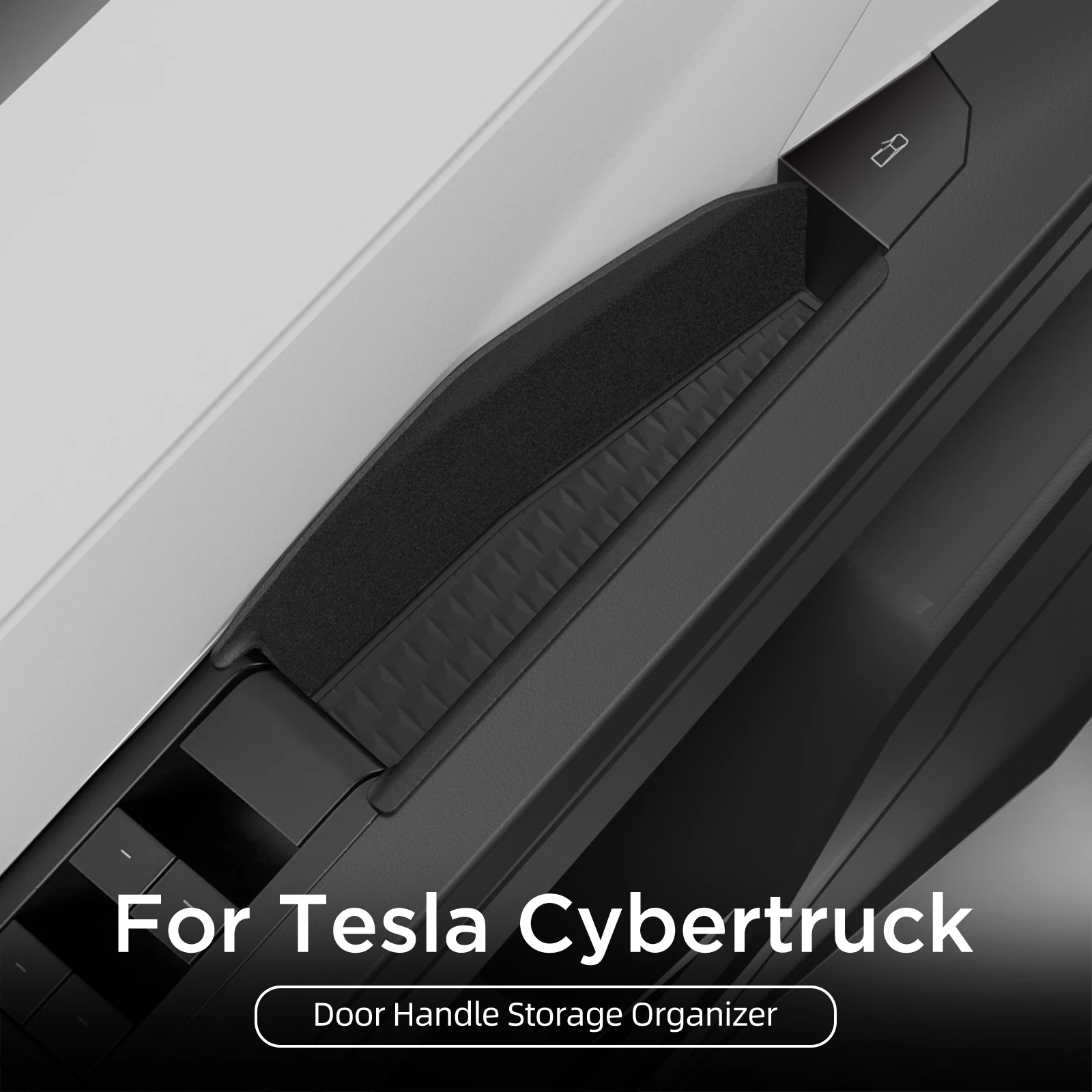 Для Tesla Cybertruck 2024 ящик для хранения ручек двери автомобиля аксессуары салона ABS