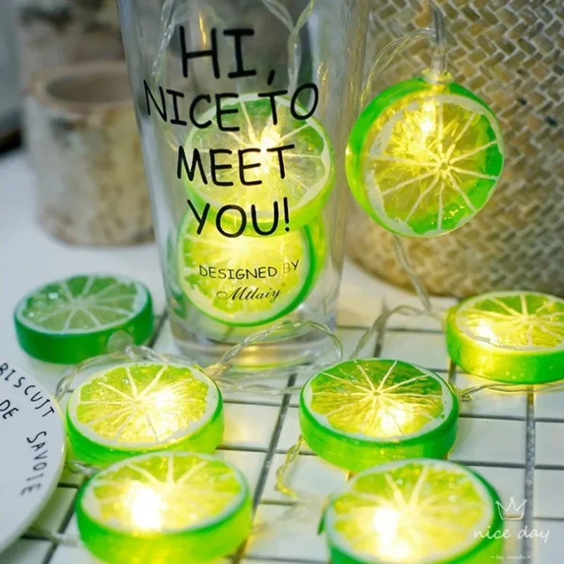 Лимонный ломтик электронная сигарета для помещений декоративная зеленая