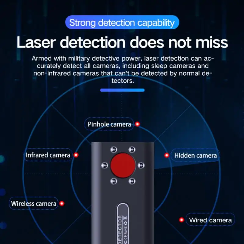 portable hotel anti spy hidden camera detector prevent monitoring wireless signal detector car gps locator tracking detection free global shipping