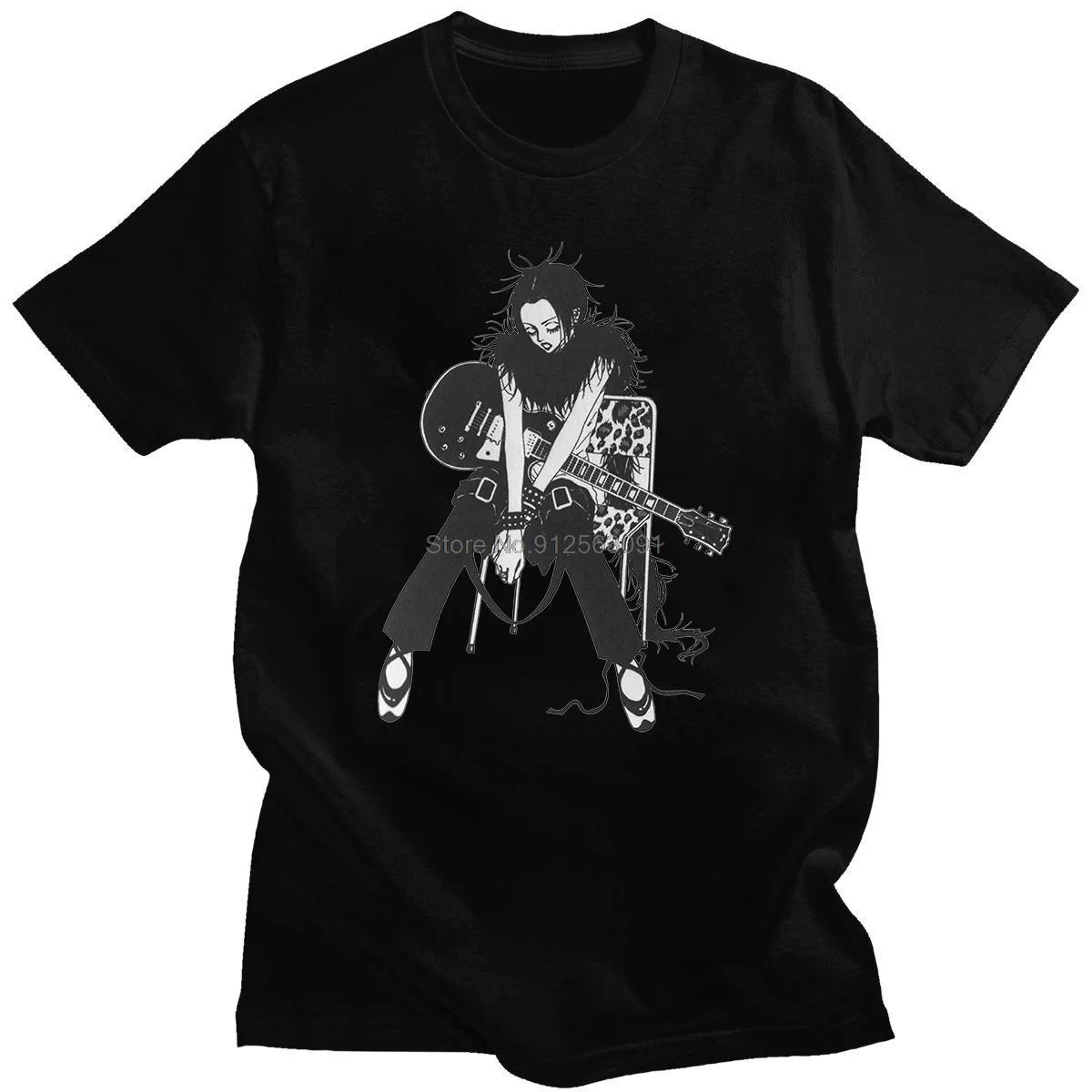 

Fashion NANA Osaki Manga Printed Tees Casual Daily Wears Summer Cotton Tshirt Oversize Style Loose Hot Sale Cotton T-shirts
