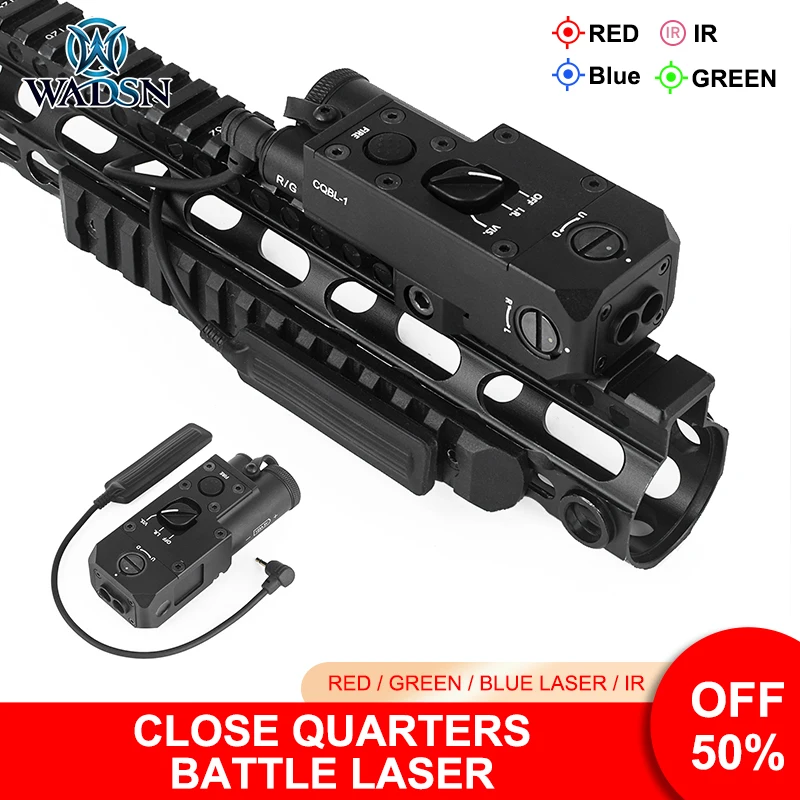 

WADSN страйкбола CQBL Мини Металл красный зеленый синий точка лазера ИК тактическое оружие, направленное для 20 мм Пикатинни рельсы Охотничьи ак...