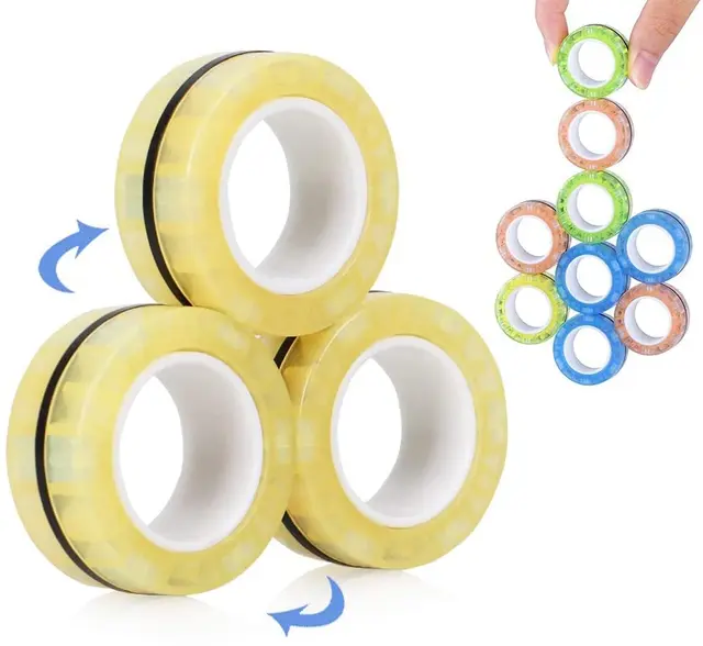 Fidget Toys магнитные кольца