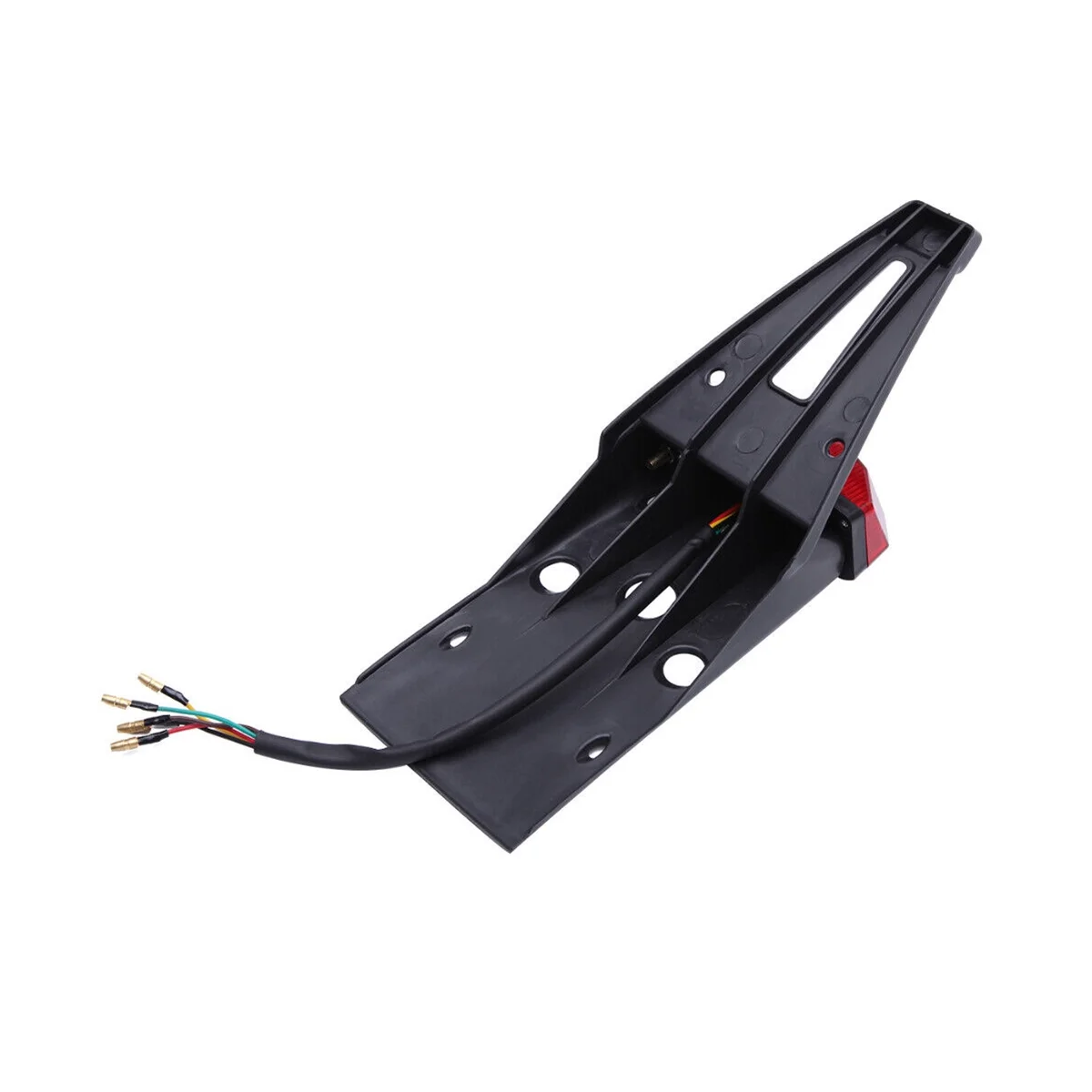 

New WD 12VLED Rear Fender Tail Light for Motorbikes Off-Road Retrofit Licence Plate Light with Fender Red