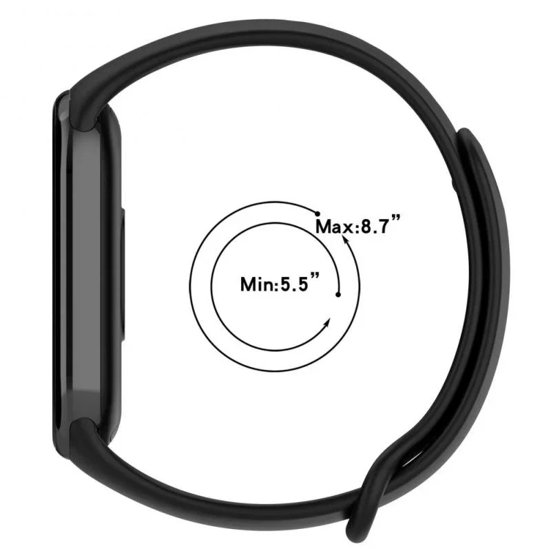 Силиконовый ремешок для браслета Xiaomi Mi Band 9 8