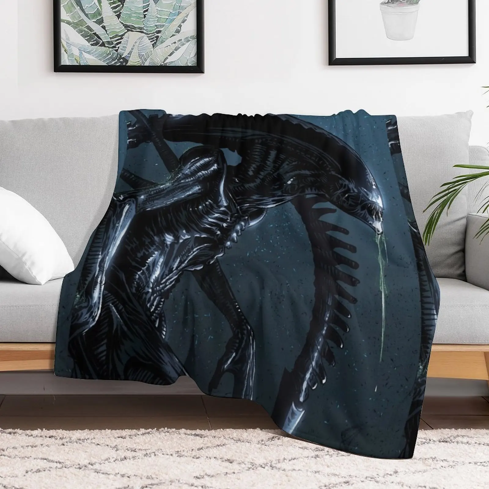 Одеяло Xenomorph Alien Мягкие походные одеяла