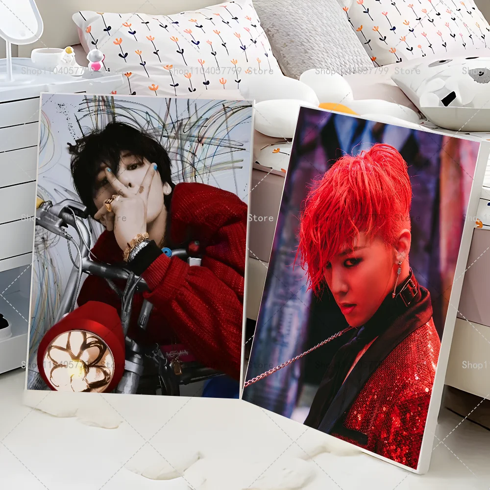 Постер G-Dragon Kpop Bigbang бумажный принт для дома гостиной спальни входа в бар кафе