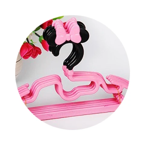 Вешалка для детской одежды, креативная вешалка Диснея, Микки и Минни Маус, комнатное украшение принцессы для детей - изображение