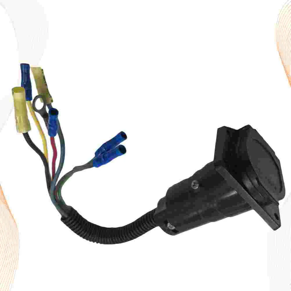 

7 Pin Connector Trailer Wiring Harness Converter RV Light Plug Adapter American