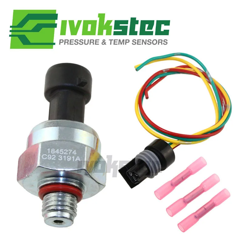 

100% Test With Pigtail Connector Plug Harness Kit Injection Control Pressure ICP Sensor For Ford 6.0 6.0L Powerstroke V8
