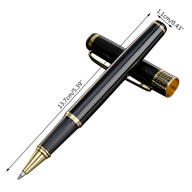 

C5AE Роскошная металлическая шариковая ручка для подписи для бизнеса, письма, каллиграфии, школы