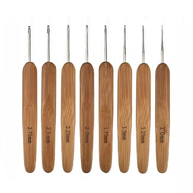 

8 шт., Детские спицы для вязания, 1,0-2,75 мм