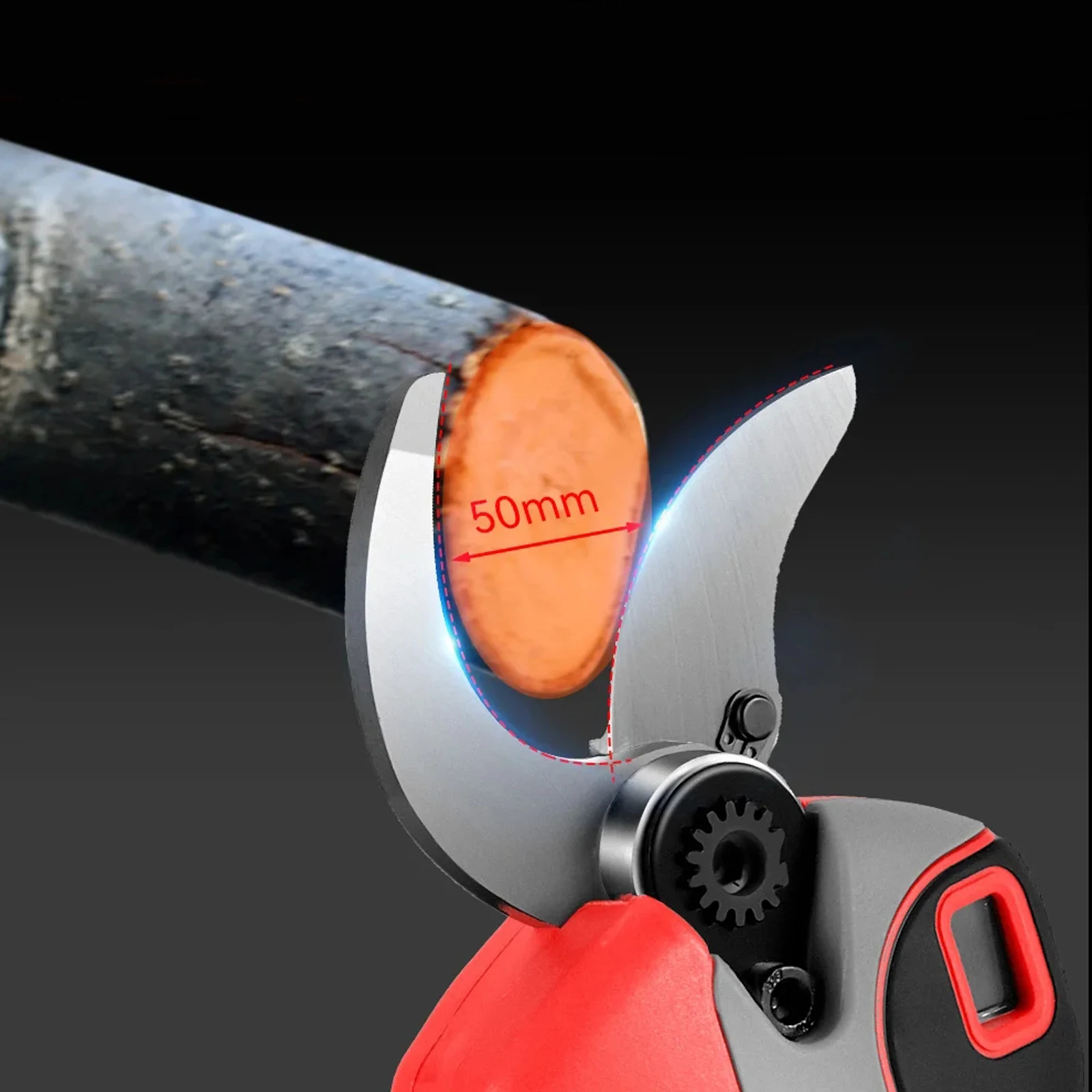 Бесщеточный электрический триммер для живой изгороди NEWBEAT 28 мм с 2-ступенчатым