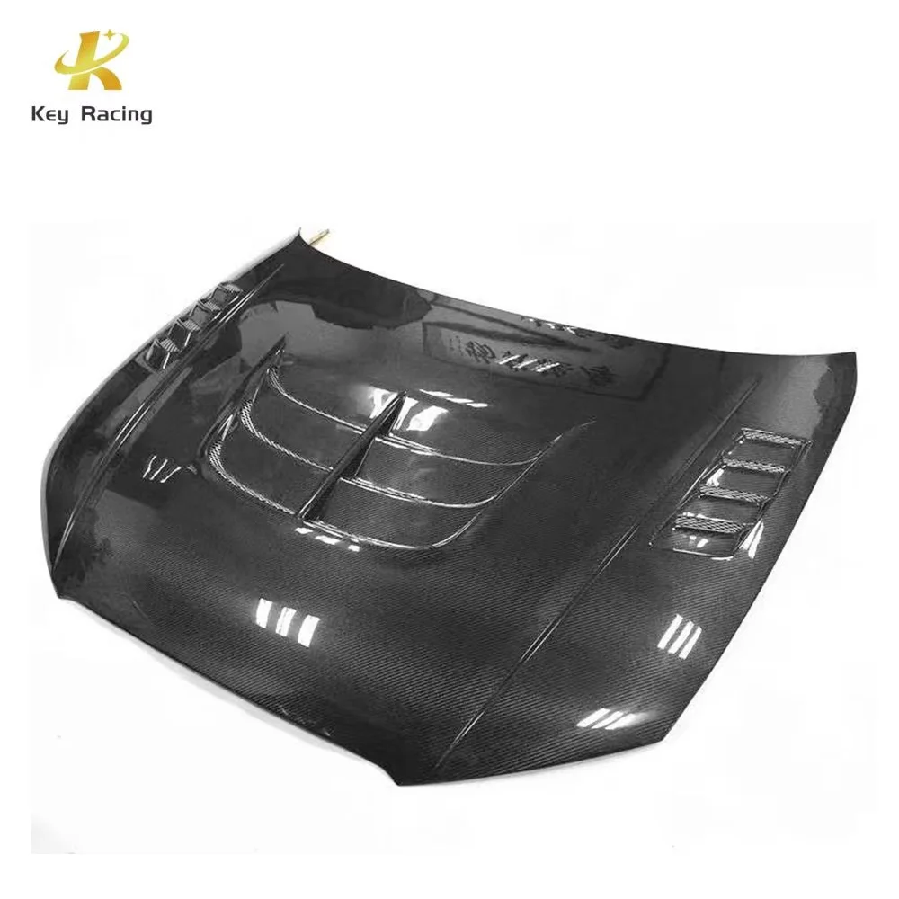 Передняя крышка RS3 из углеродного волокна в стиле V капота двигателя для Audi A3 2013-2018