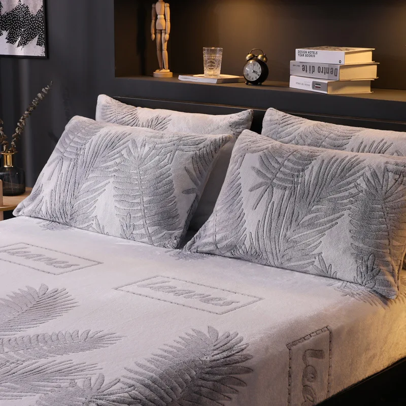 

Deals Solid High Quality Pillowcase Thickened Flannel Coral Skin Care Pillowcase Hair Anti Pillow Case 48x75cm 2pcs Pillow Cover