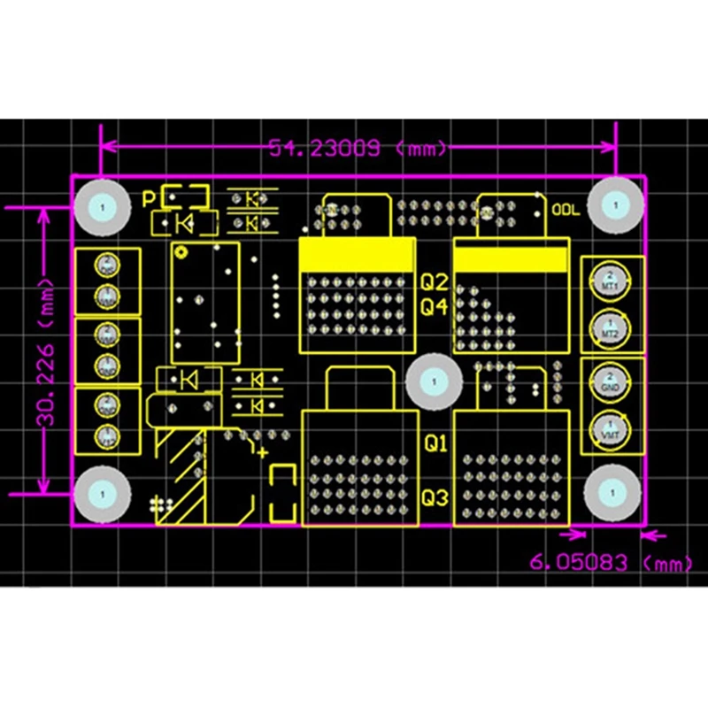 Модуль драйвера двигателя 450 Вт H-мост плата постоянного тока высокой мощности