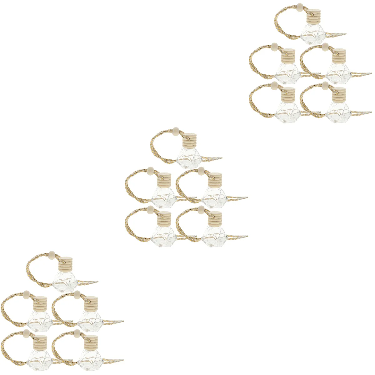 

Transparent Bottles Decorative Aroma Bottles Hanging Car Diffusers