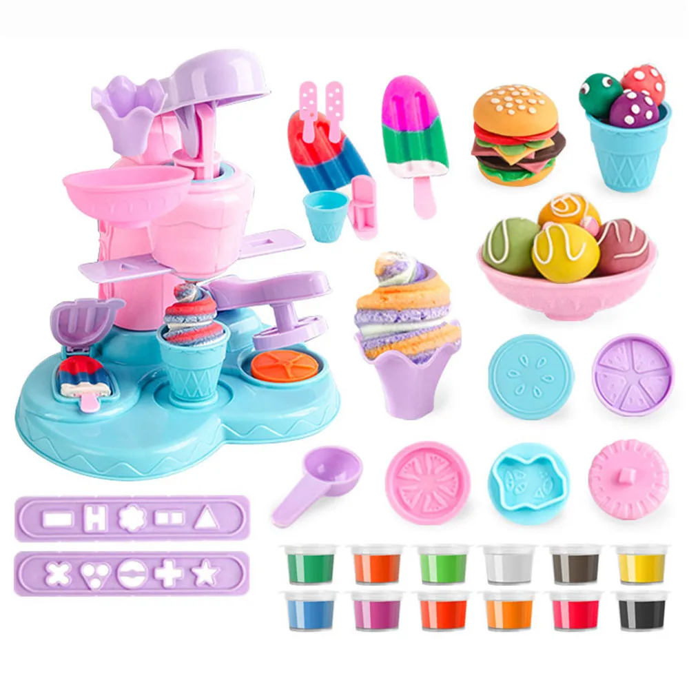 

Пластиковые Детские глины, слайм, игрушки для детей, пластиковые игровые детские наборы, DIY Детские резаки, формы, игрушки