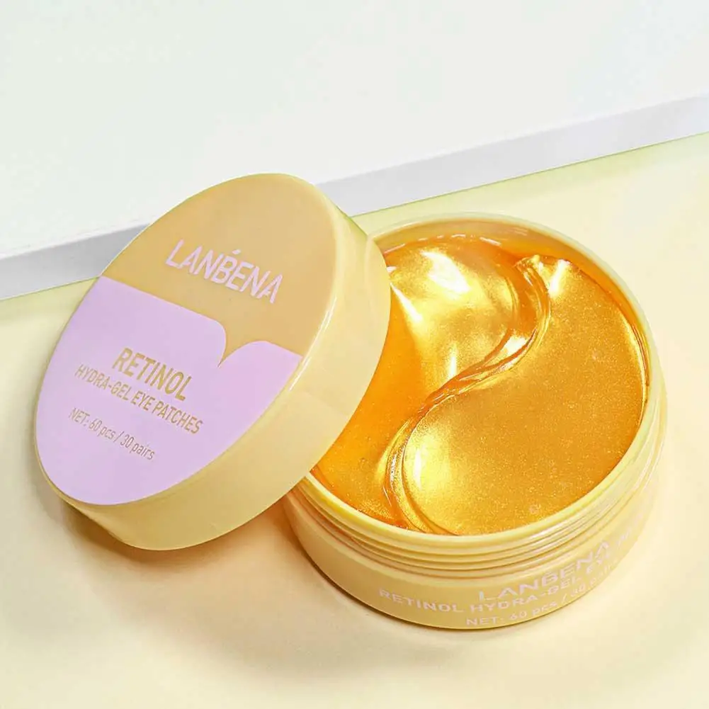 

Патчи LANBENA коллагеновые для области вокруг глаз, маска для удаления морщин и сна, уход за кожей вокруг глаз с ретинолом Vc, круги для глаз, L4I3, 60 шт.