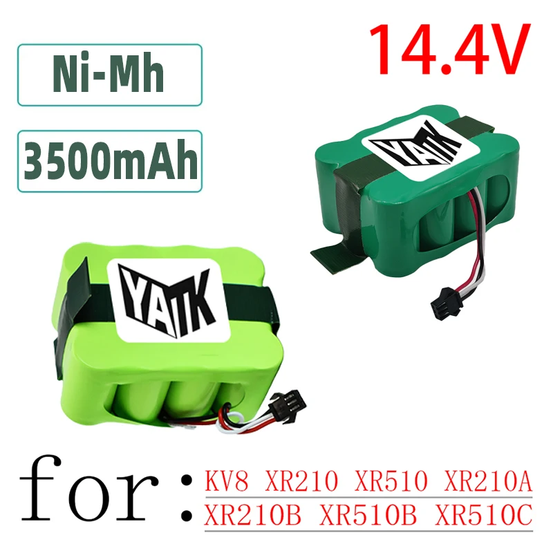 

14.4V Ni-Mh Vacuum Cleaner Robot SC Battery Pack for Kaily KV8 XR210 XR510 XR210A XR210B XR210C XR510A XR510B XR510C 3500mAh