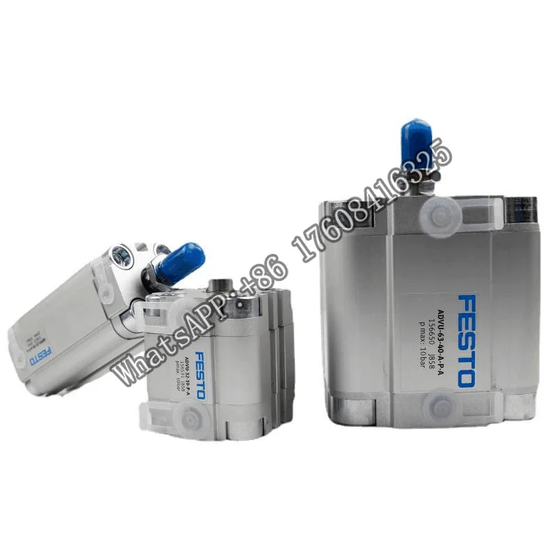 

Пневматические компоненты немецкого типа, пневматические детали, Тонкий Компактный цилиндр двойного действия ADVU12 * 5-P-A