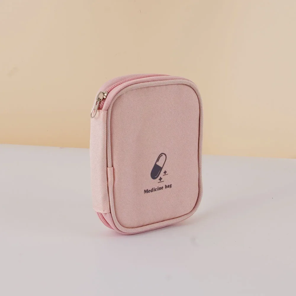 

Милая миниатюрная Портативная сумка для лекарств, аптечка первой помощи, медицинские аптечки, органайзер, сумка для хранения таблеток на открытом воздухе