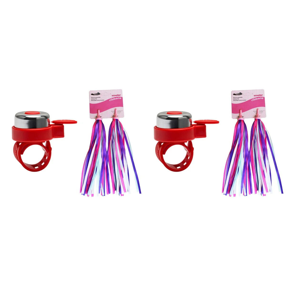 

Bike Streamer Bell Streamers Handlebar Classicsound Clear Crisp Loud Aluminum Bmx Handlecolourful Cycling Ring Scooter Kids Road