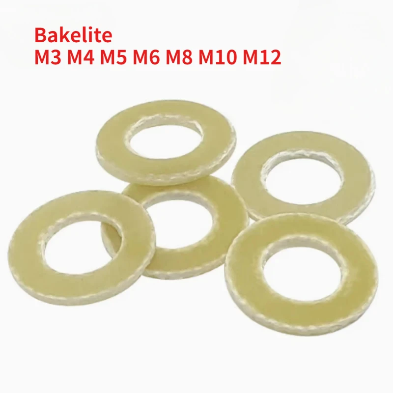 M3 M4 M5 M6 M8 M10 M12 Бакелитовая плоская шайба Изоляционная прокладка Подушка из